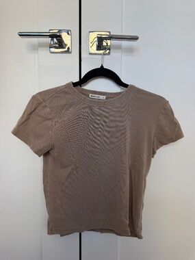 Marine Layer's Cropped Ribbed Tee